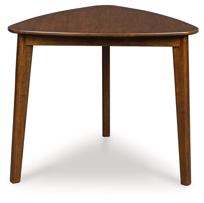 Tameride - Brown - Triangle Dining Room Table - Tallahassee Discount Furniture (FL)