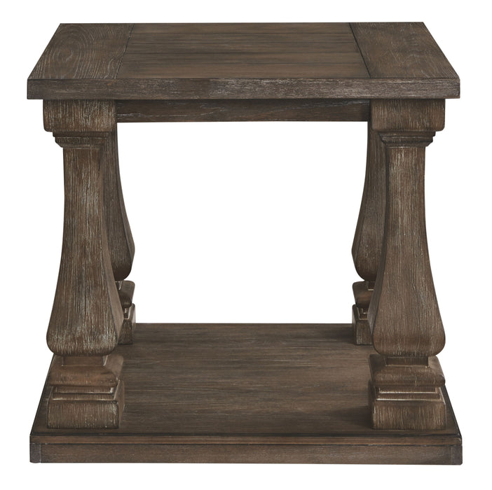 Johnelle - Gray - Rectangular End Table - Tallahassee Discount Furniture (FL)