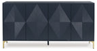 Loirwick - Dark Blue - Accent Cabinet - Tallahassee Discount Furniture (FL)