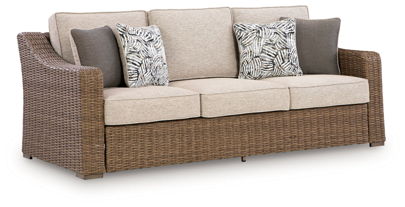 Laguna Heights - Sofa With Cushion - Beige - Tallahassee Discount Furniture (FL)