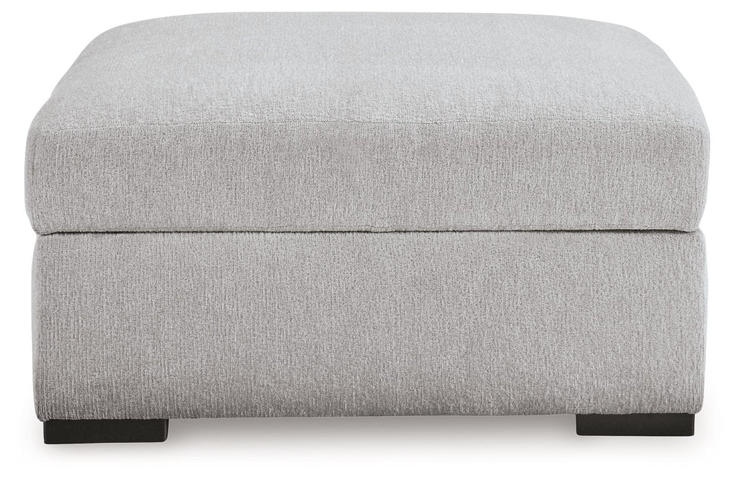 Gabyleigh - Nickel - Ottoman With Storage - Tallahassee Discount Furniture (FL)