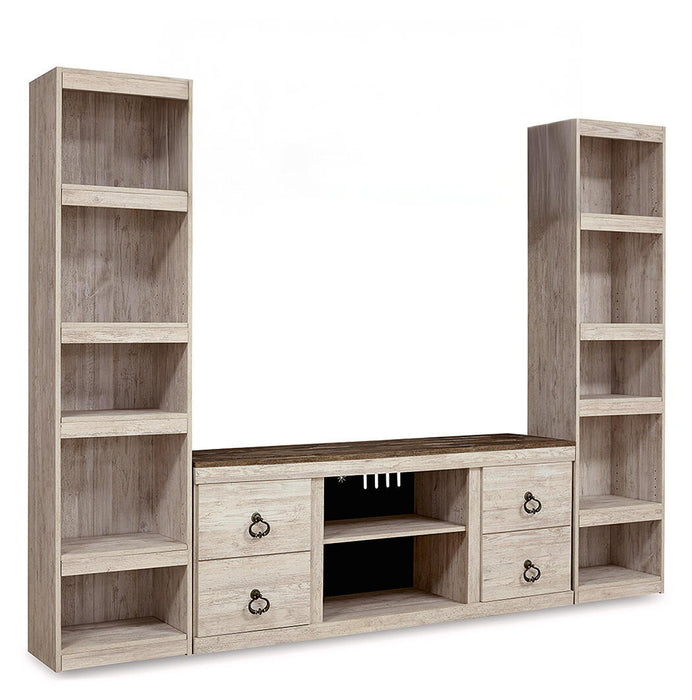 Willowton - Entertainment Center With Fireplace Option - Tallahassee Discount Furniture (FL)