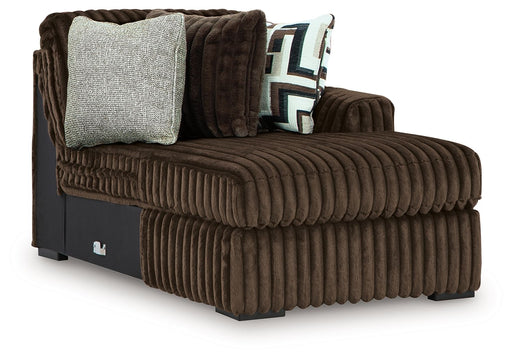 Midnight-Madness - Chocolate - RAF Corner Chaise - Tallahassee Discount Furniture (FL)