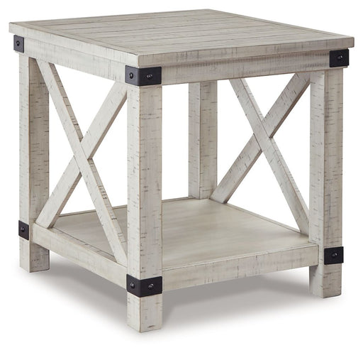 Carynhurst - Rectangular End Table - Whitewash - Tallahassee Discount Furniture (FL)