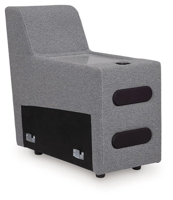 Modmax II - Console With Audio System - Salt And Pepper - Tallahassee Discount Furniture (FL)