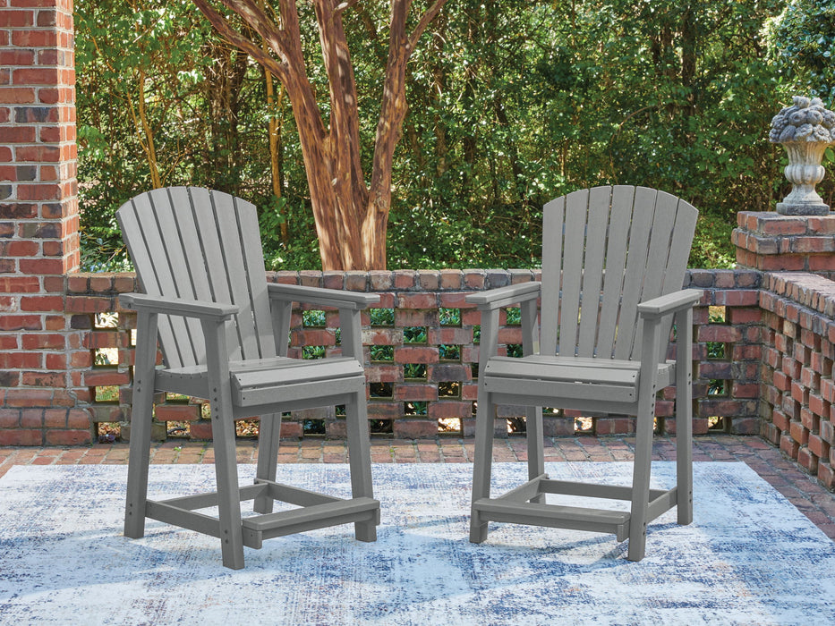 Sanctuary Beach - Barstool (Set of 2) - Dark Gray - Tallahassee Discount Furniture (FL)