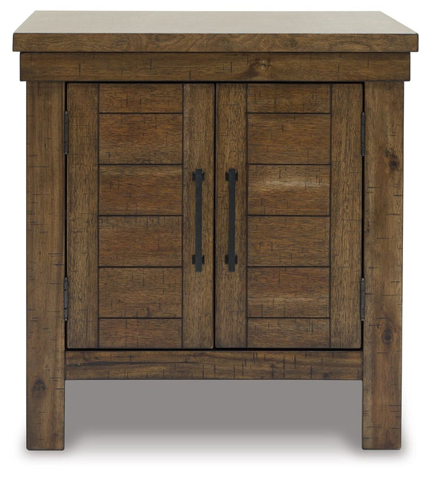 Moriville - Grayish Brown - Rectangular End Table - Tallahassee Discount Furniture (FL)