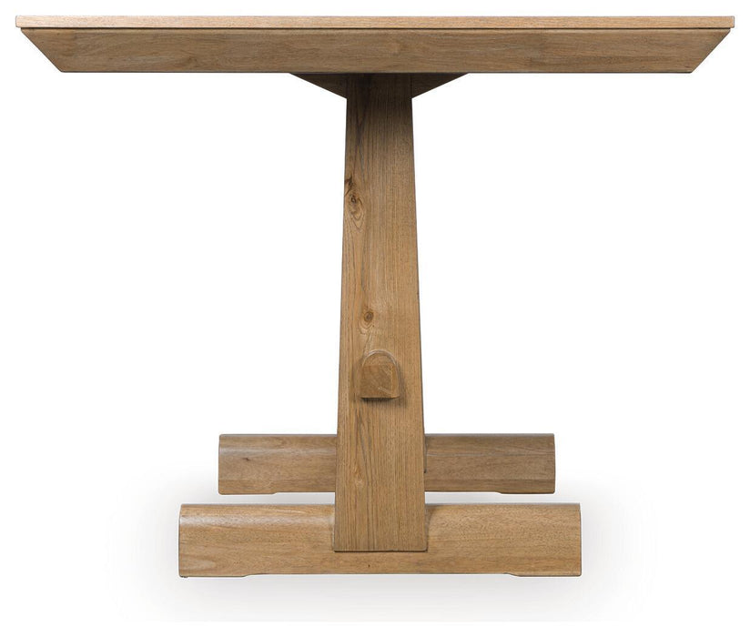 Ridgester - Rectangular Dining Room Counter Table - Light Brown - Tallahassee Discount Furniture (FL)