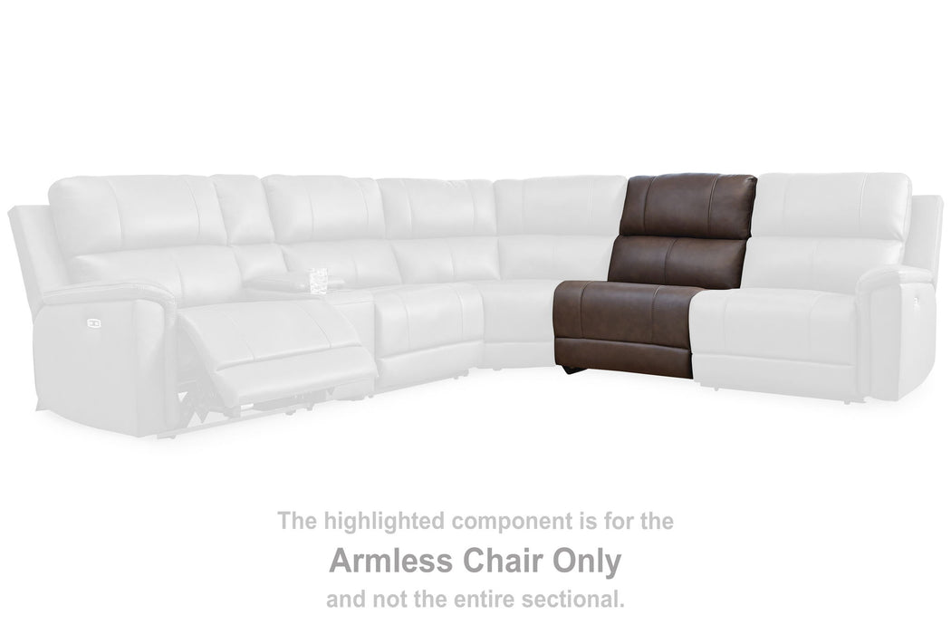Bleckley - Espresso - Armless Chair - Tallahassee Discount Furniture (FL)