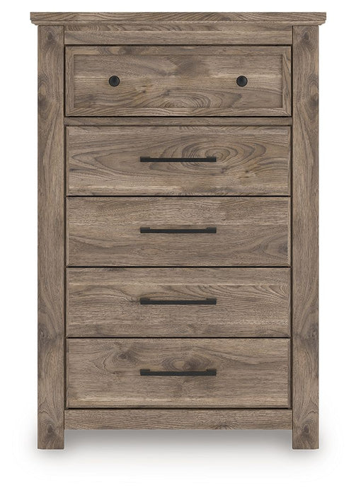 Rusticott - Brown - Five Drawer Chest - Tallahassee Discount Furniture (FL)
