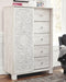 Paxberry - Whitewash - Dressing Chest - Tallahassee Discount Furniture (FL)