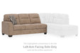 Olten - Mocha - LAF Sofa - Tallahassee Discount Furniture (FL)