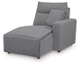 Modmax II - RAF Press Back Power Chaise - Salt And Pepper - Tallahassee Discount Furniture (FL)