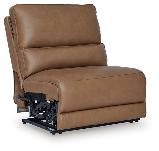 DeepWakes - Power Armless Recliner With Adjustable Headrest - Caramel - Tallahassee Discount Furniture (FL)