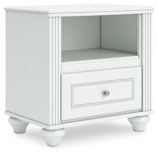 Kozlani - One Drawer Night Stand - White - Tallahassee Discount Furniture (FL)