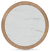 Camdill - Round Cocktail Table - Light Brown / White - Tallahassee Discount Furniture (FL)