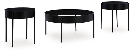 Ardoline - Black - Occasional Table Set (Set of 3) - Tallahassee Discount Furniture (FL)