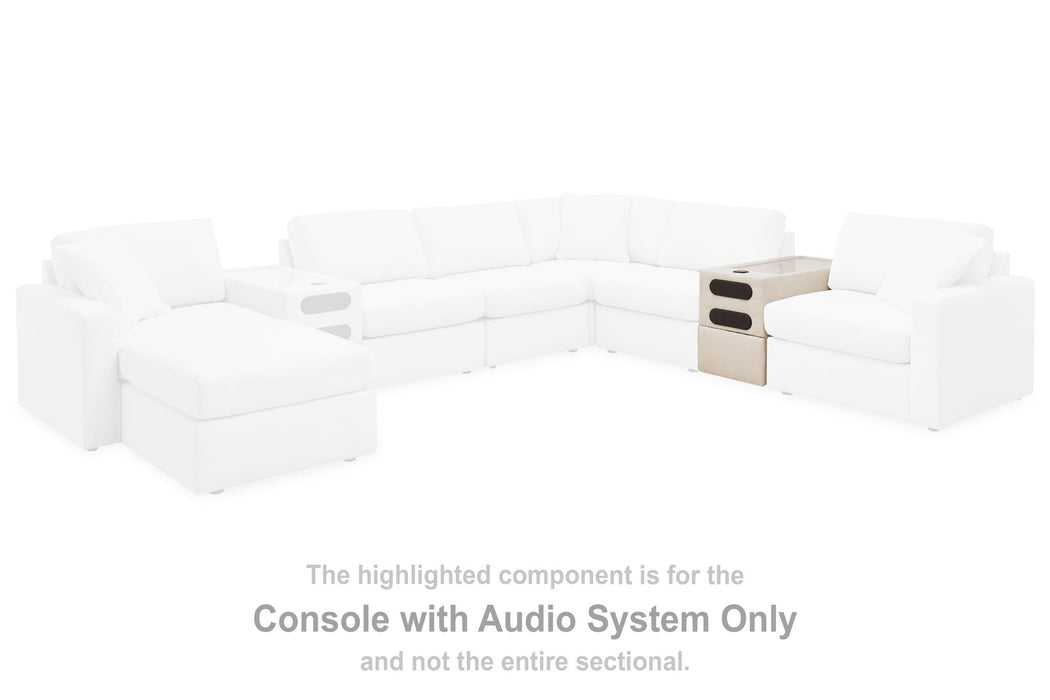 Modmax - Oyster - Console With Audio System - Tallahassee Discount Furniture (FL)