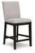 Neymorton - 5 Pc. - Rectangular Dining Room Counter Table, 4 Barstools - Dark Grayish Brown - Tallahassee Discount Furniture (FL)
