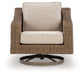 Laguna Heights - Swivel Lounge With Cushion - Beige - Tallahassee Discount Furniture (FL)