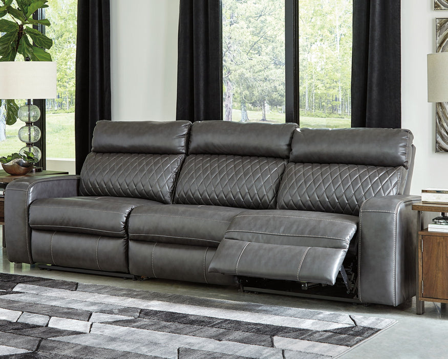 Samperstone - Power Reclining Sectional - Tallahassee Discount Furniture (FL)