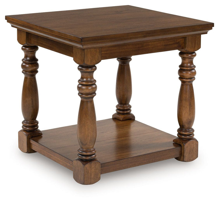 Sturlayne - Brown - Rectangular End Table - Tallahassee Discount Furniture (FL)