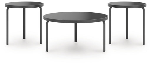 Dorylin - Black - Occasional Table Set (Set of 3) - Tallahassee Discount Furniture (FL)