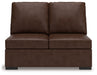 McDowlan - Coffee - Armless Loveseat - Tallahassee Discount Furniture (FL)