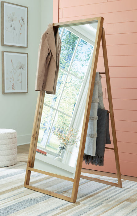 Devford - Brown - Floor Mirror - Tallahassee Discount Furniture (FL)