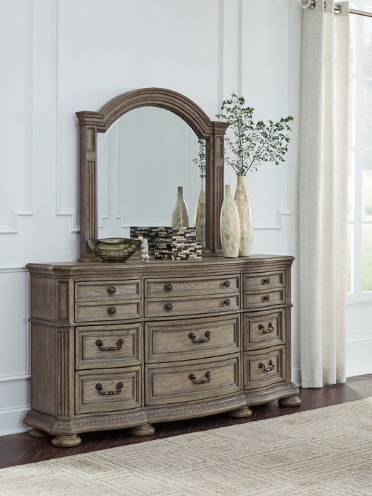 Ardenfield - Light Brown - Dresser And Mirror - Tallahassee Discount Furniture (FL)
