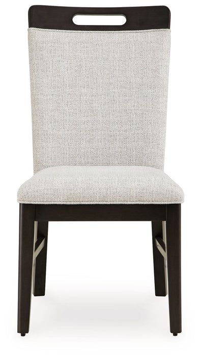Neymorton - Light Gray / Brown - Dining Upholstered Side Chair (Set of 2) - Tallahassee Discount Furniture (FL)