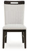Neymorton - Light Gray / Brown - Dining Upholstered Side Chair (Set of 2) - Tallahassee Discount Furniture (FL)