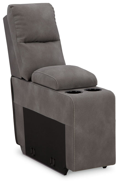 Next-gen Durapella - Slate - Console With Storage - Tallahassee Discount Furniture (FL)