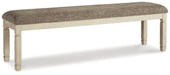 Bolanburg - Extra Large UPH DRM Bench - Brown / Beige - Tallahassee Discount Furniture (FL)