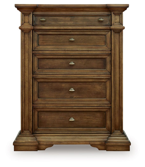 Frantanna - Five Drawer Chest - Brown - Tallahassee Discount Furniture (FL)