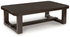 Breckington - Rectangular Cocktail Table - Dark Brown - Tallahassee Discount Furniture (FL)