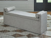 Galliden - Beige - Large Upholstered Dining Room Bench - Tallahassee Discount Furniture (FL)