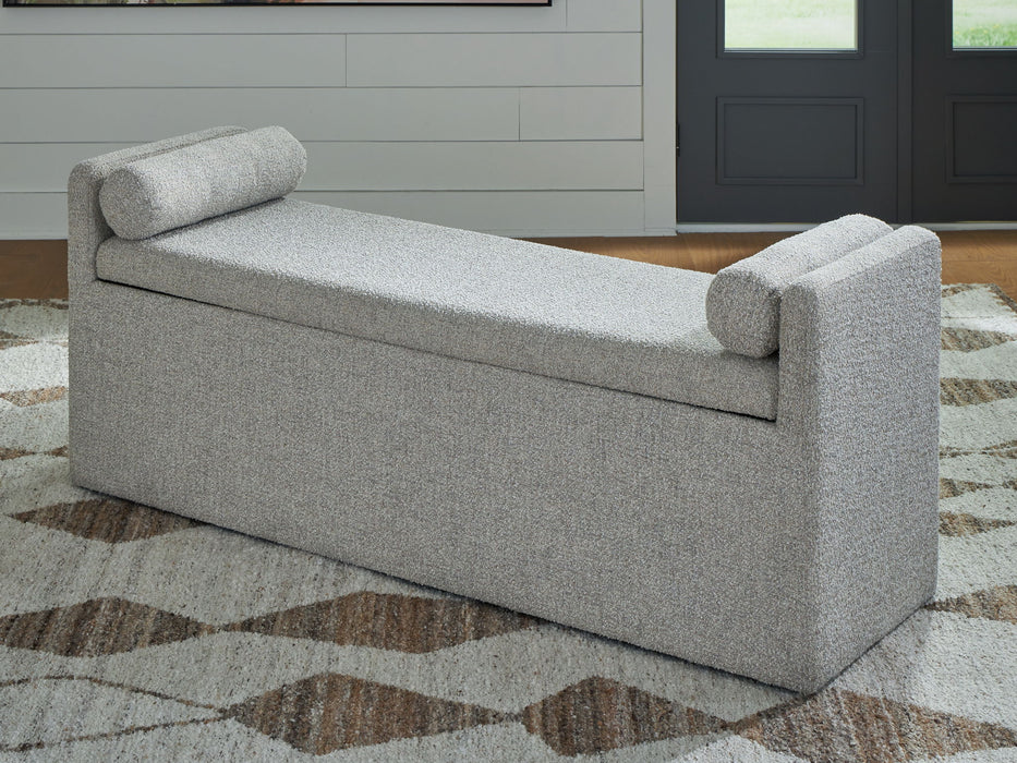 Galliden - Beige - Large Upholstered Dining Room Bench - Tallahassee Discount Furniture (FL)