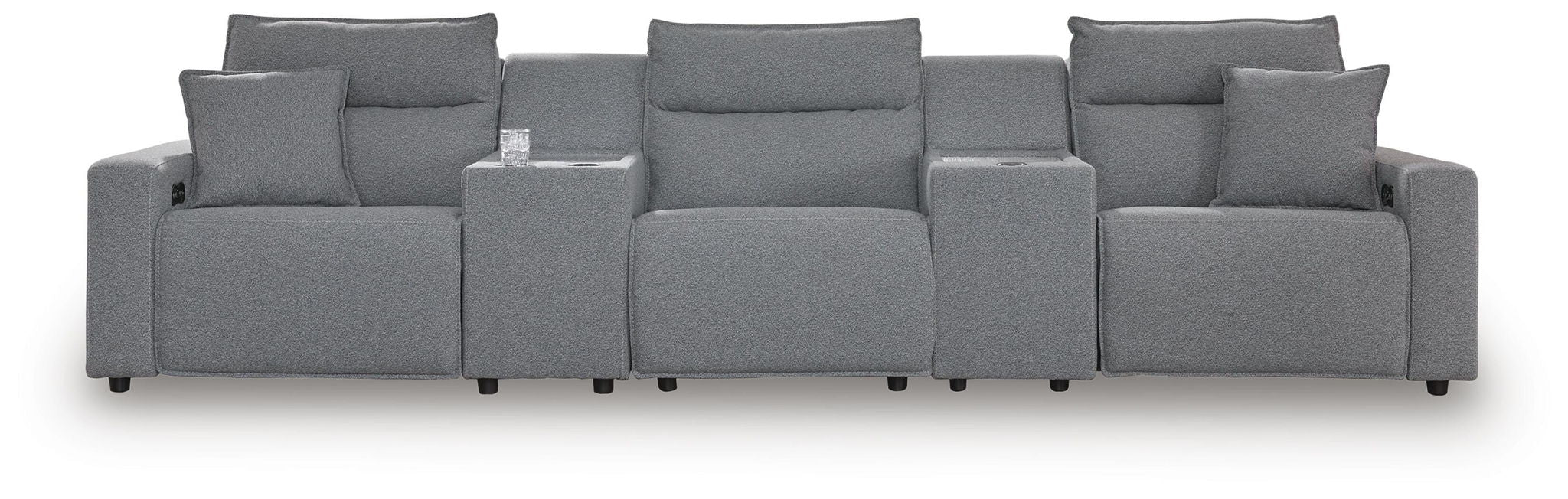 Modmax II - Reclining Sectional - Salt And Pepper - Tallahassee Discount Furniture (FL)