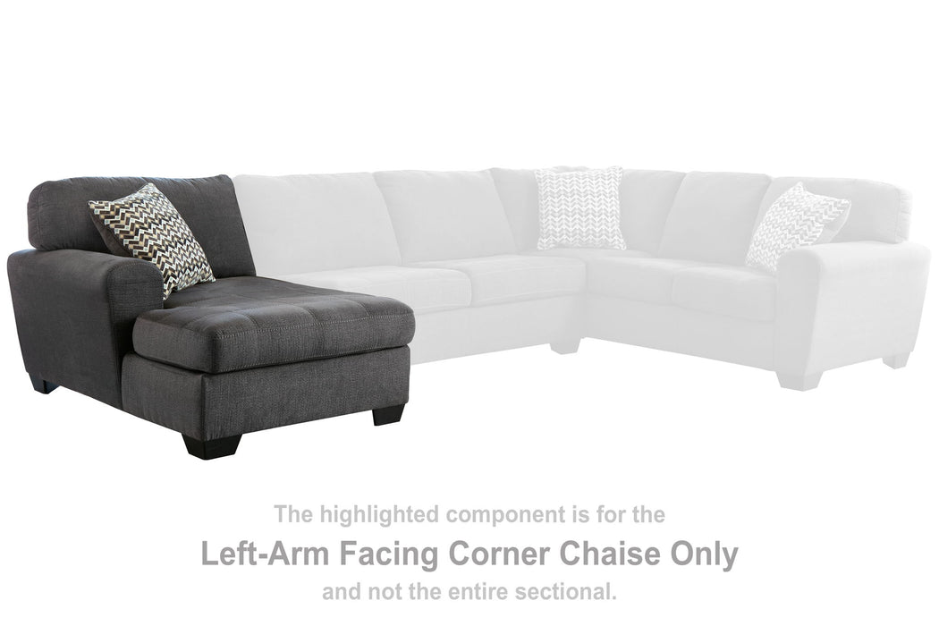Ambee - Slate - LAF Corner Chaise - Tallahassee Discount Furniture (FL)
