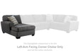 Ambee - Slate - LAF Corner Chaise - Tallahassee Discount Furniture (FL)