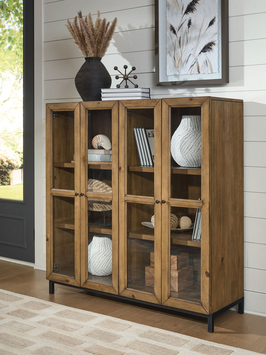Wrenridge - Gray Brown - Accent Cabinet - Tallahassee Discount Furniture (FL)