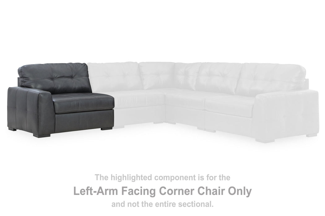 Brindley Pier - Fog - Laf Corner Chair - Tallahassee Discount Furniture (FL)