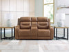 Knightington - Power Reclining Loveseat With Audio Seating - Tallahassee Discount Furniture (FL)