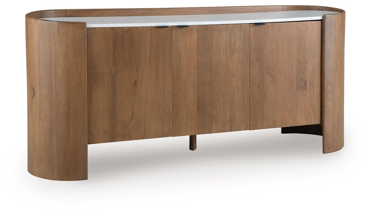 Fitzroy - Brown / White - Accent Cabinet - Tallahassee Discount Furniture (FL)
