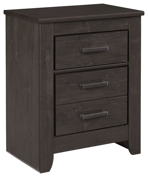 Brinxton - Charcoal - Two Drawer Night Stand - Tallahassee Discount Furniture (FL)