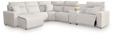 Modmax II - Reclining Sectional - Stone - Tallahassee Discount Furniture (FL)