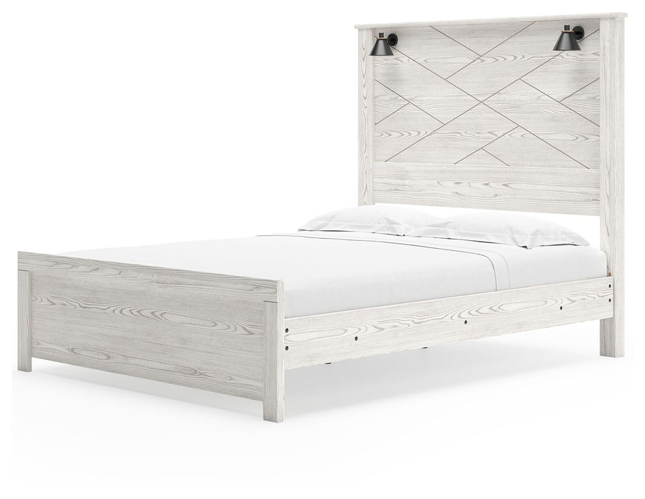 Gerridan - Panel Bed With Sconces - Tallahassee Discount Furniture (FL)