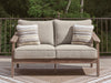 Harmony Headlands - Loveseat With Cushion - Natural / Gray - Tallahassee Discount Furniture (FL)