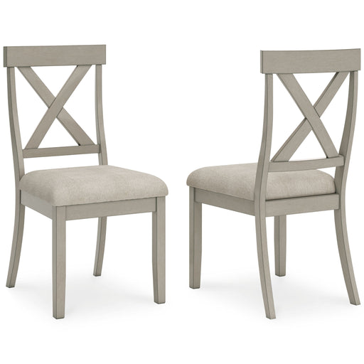Parellen - Dining UPH Side Chair (Set of 2) - Gray - Tallahassee Discount Furniture (FL)